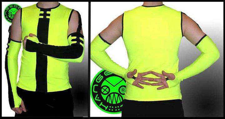 Neon green Cyber top - Divine-Darkness