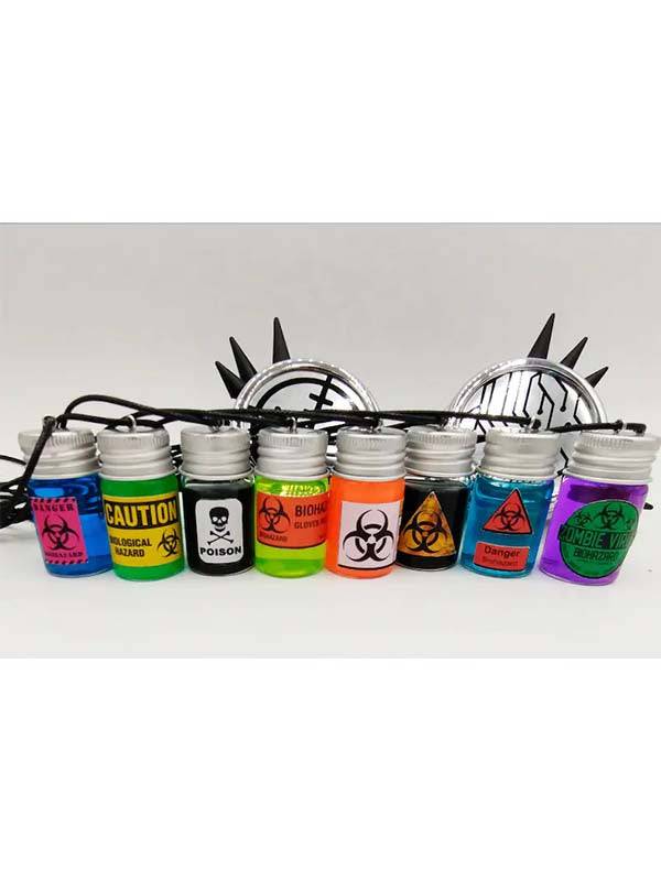 Caution Green Cyber Hasletting - DivineDarkness- Online shop voor Gothic en Alternatieve Kleding!