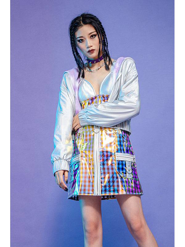 Laser Rok - DivineDarkness- Online shop voor Gothic en Alternatieve Kleding!