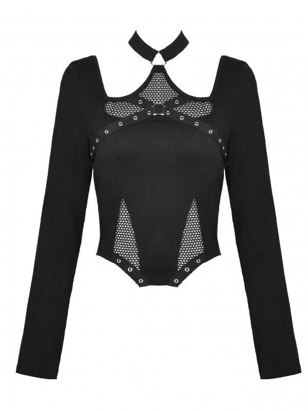 Dark In Love Sexy Net Top - DivineDarkness- Online shop voor Gothic en Alternatieve Kleding!